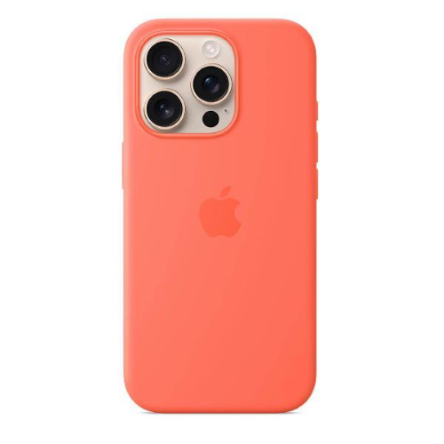 Apple Custodia MagSafe in silicone per iPhone 16 Pro - Mandarancio